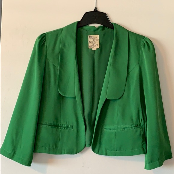Tulle Jackets & Blazers - Green blazer Light weight